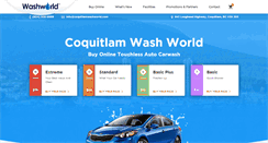 Desktop Screenshot of coquitlamwashworld.com